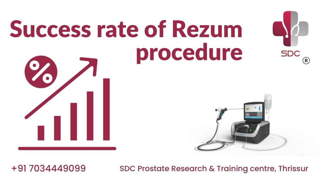 A man experiencing improved urinary symptoms after Rezūm procedure for BPH, showing positive outcomes.