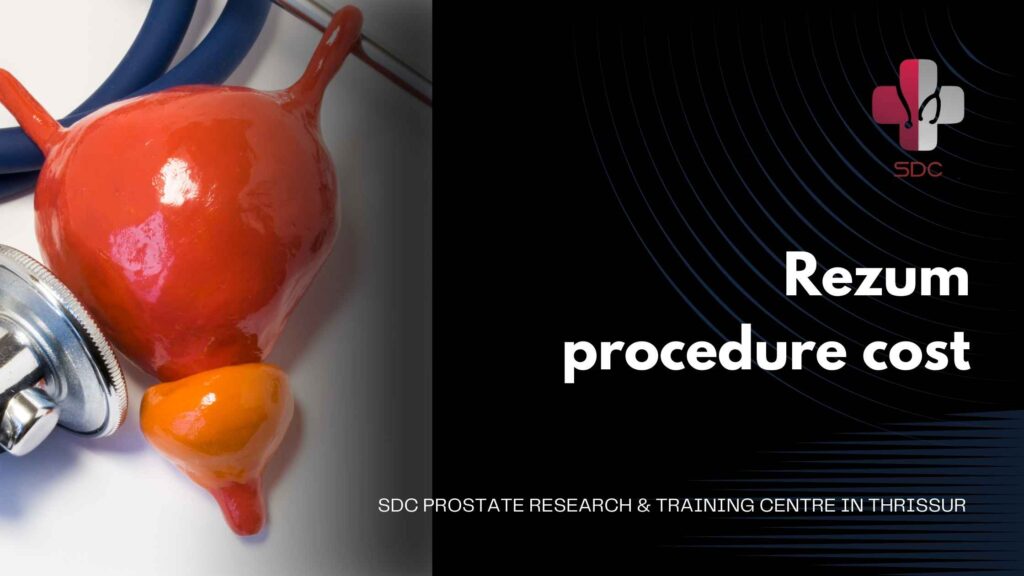 Rezum procedure for BPH treatment at SDC Prostate Research & Training Centre in Thrissur, Kerala.