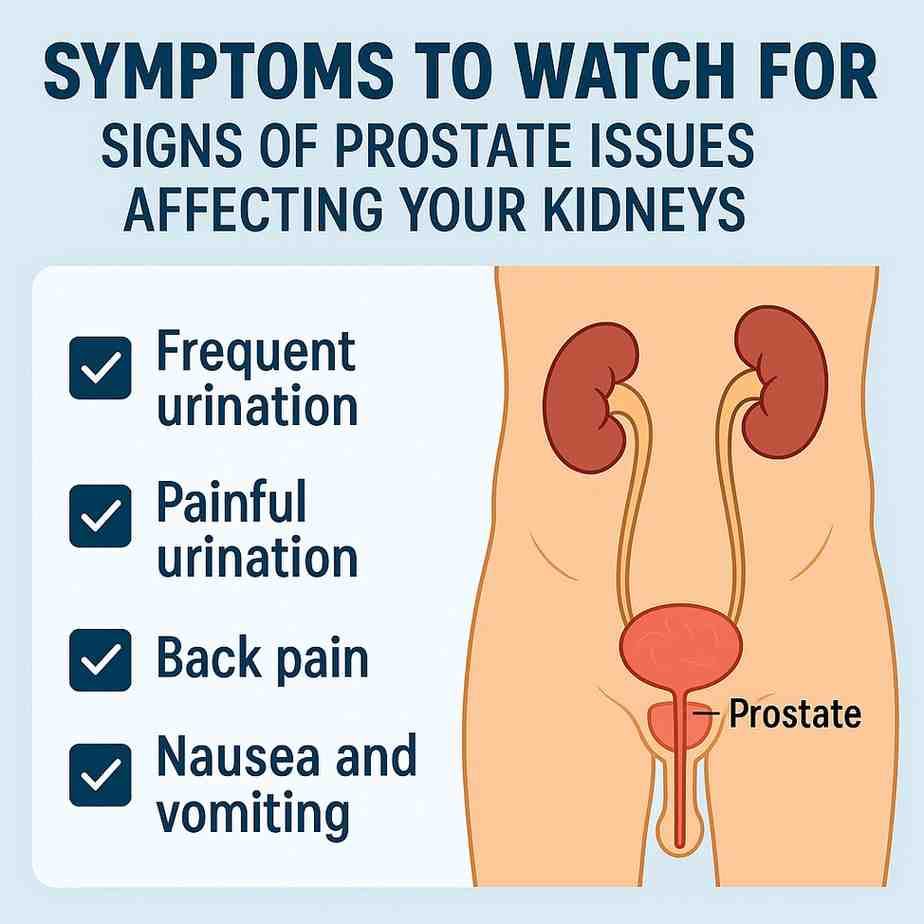"Common symptoms of kidney and prostate problems displayed by SDC Prostate and Kidney Treatment Center in Kerala"