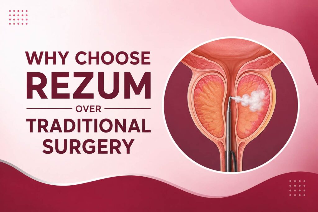 Why choose Rezum over traditional surgery for BPH treatment