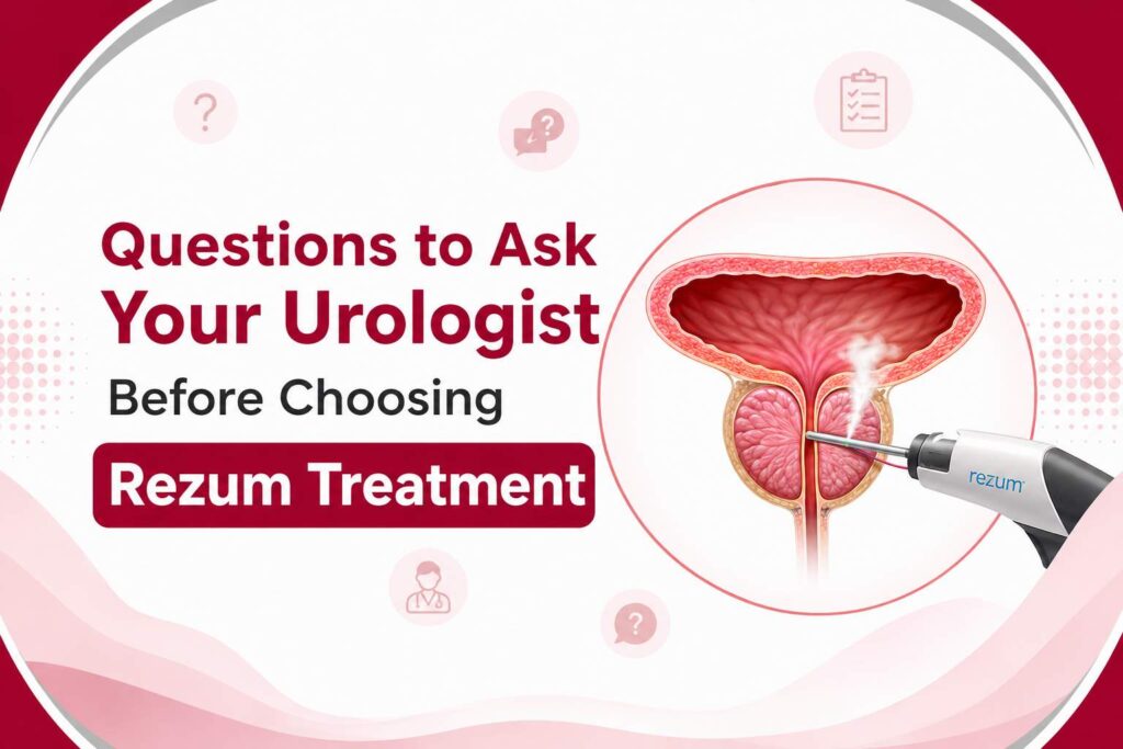 Questions to ask your urologist before choosing Rezum treatment